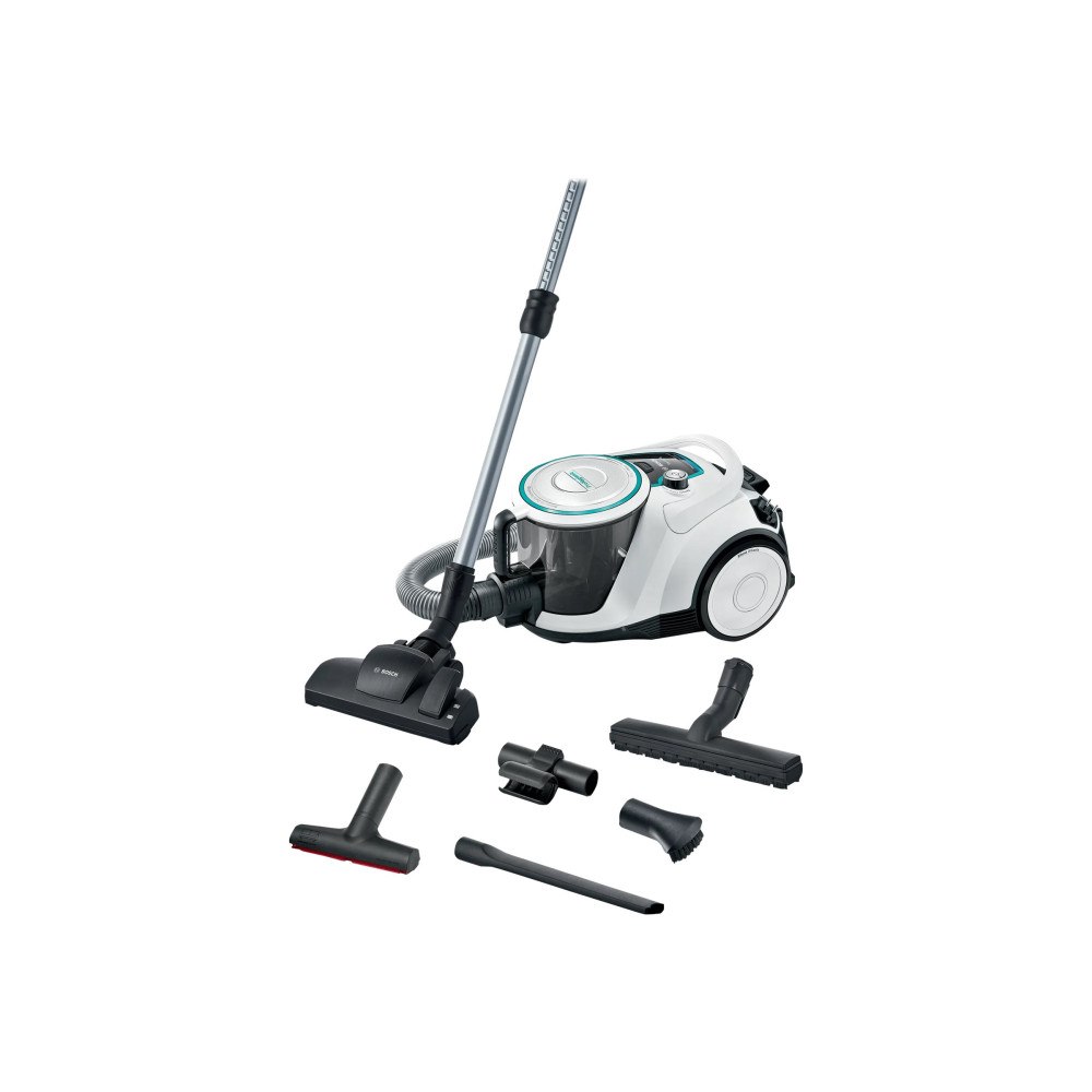 Bosch Group Bosch Serie | 6 ProHygienic BGC41XHYG - dammsugare - med behållare - vit