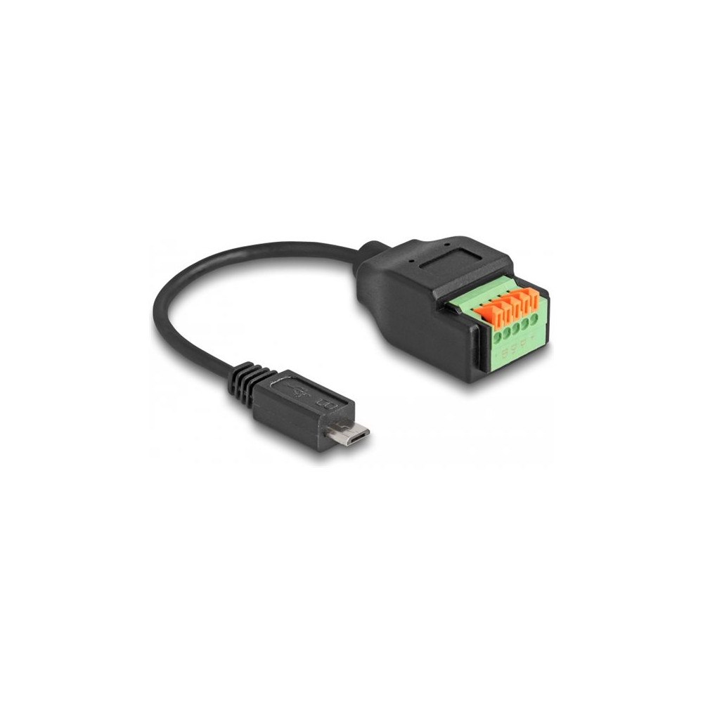 DeLOCK Delock - USB-adapter - 5-stifts terminalblok till mikro-USB typ B - 15 cm