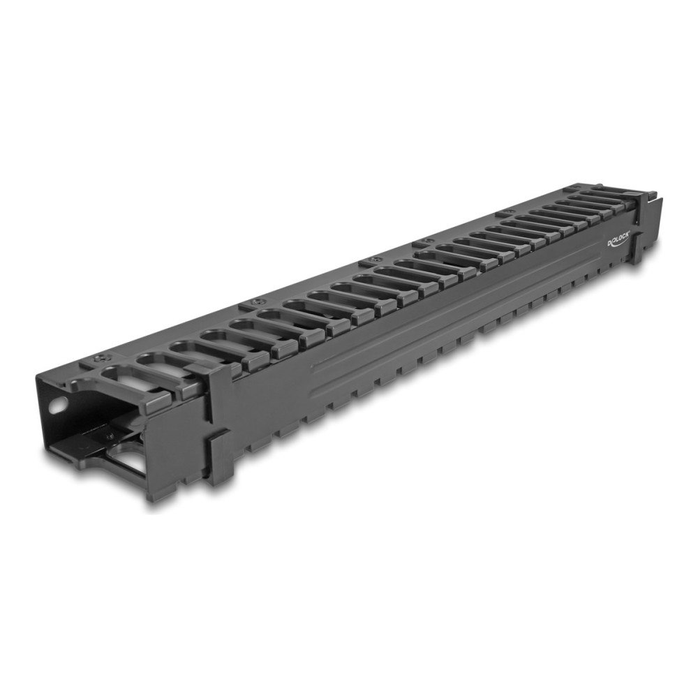 DeLOCK Delock - rackpanel för kabelhantering - 3 openings - 1U