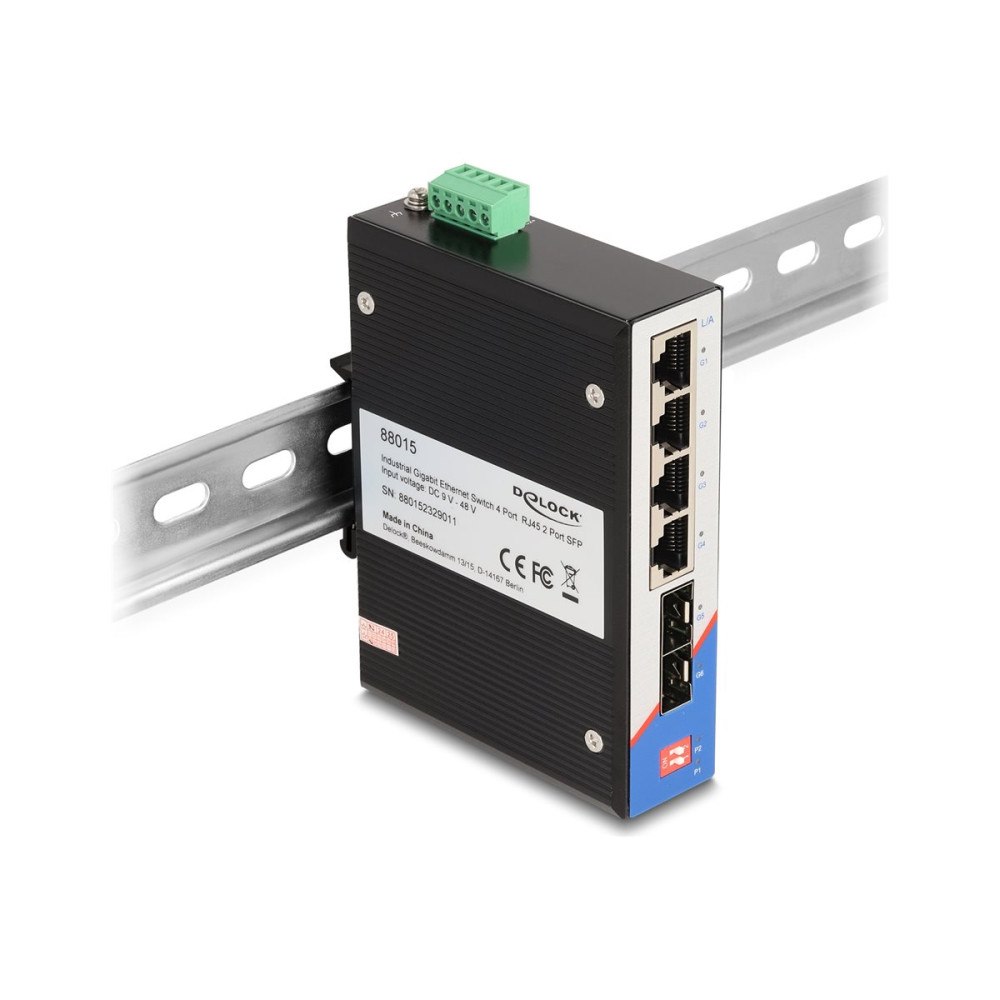 DeLOCK Delock - switch - 4 portar
