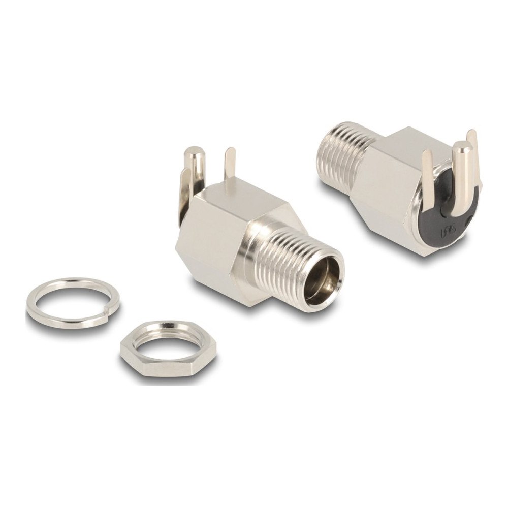 DeLOCK Delock - elkontakt - DC-uttag 5,5 mm x 12 mm (ID: 2,5 mm)