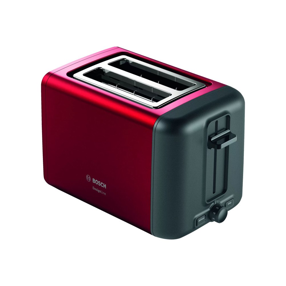 Bosch Group Bosch DesignLine TAT3P424DE - brödrost - röd