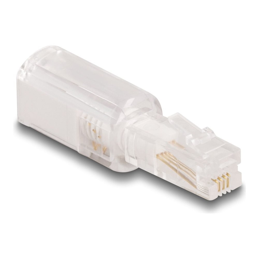 DeLOCK Delock telefonadapter - vit, transparent