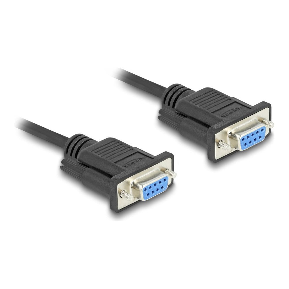 DeLOCK Delock seriell RS-232-kabel - 3 m - svart