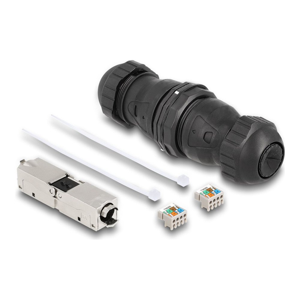 DeLOCK Delock kopplingsdon för nätverk - svart