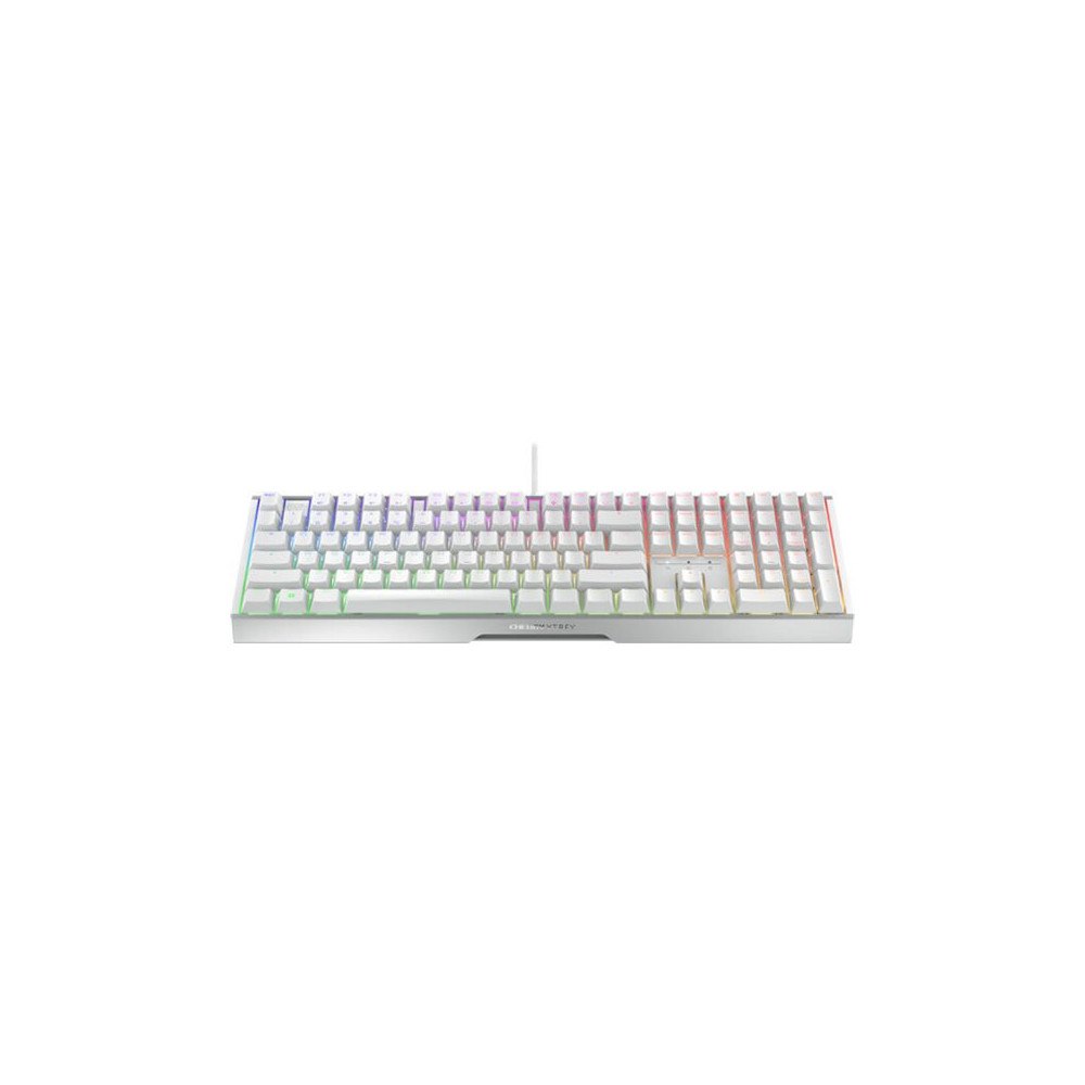 CHERRY CHERRY XTRFY MX 3.1 - tangentbord - 100% full size - QWERTZ - tysk - vit Inmatningsenhet