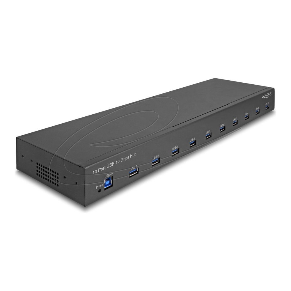 DeLOCK Delock - hubb - 19", industry, 10 Gbps - 10 portar - rackmonterbar