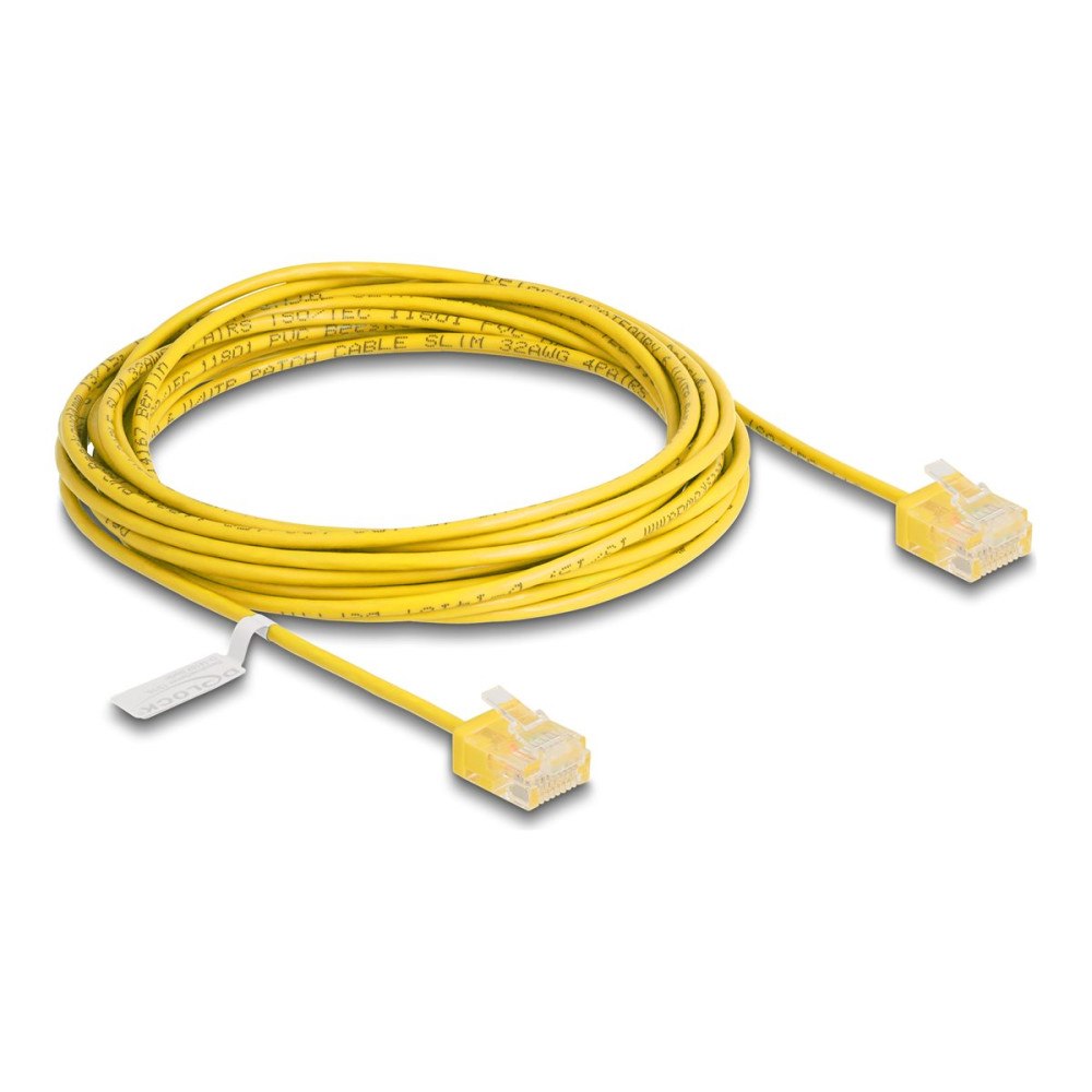 DeLOCK Delock patch-kabel - 5 m - gul