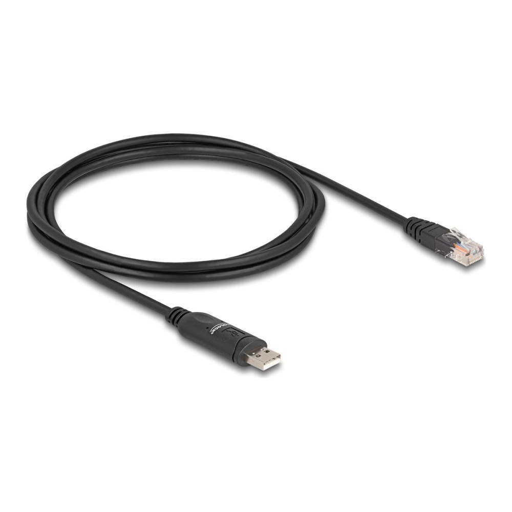 DeLOCK Delock seriell RS-232-adapter - 1.8 m - svart