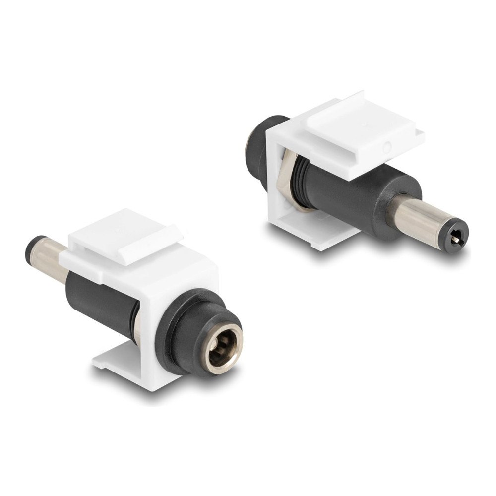 DeLOCK Delock - typväxlare för ström - Växelströmsjack 5,5 x 2,5 mm till Växelströmsjack 5,5 x 2,5 mm