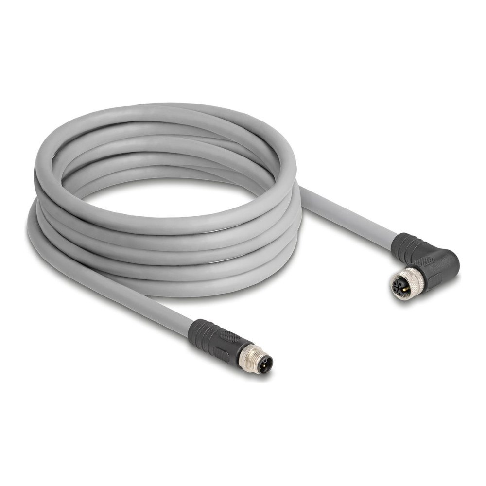 DeLOCK Delock - sensorkabel - 5-stifts M12 till 5-stifts M12 - 5 m
