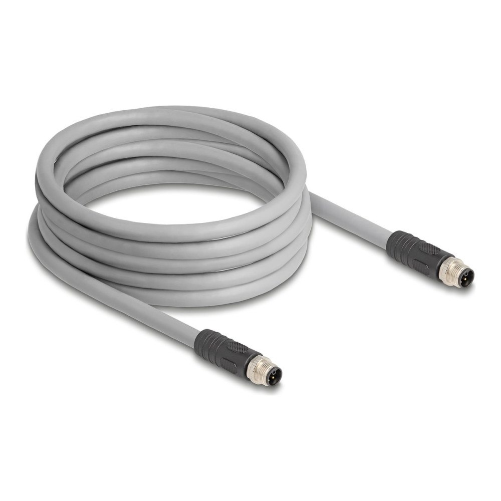 DeLOCK Delock - sensorkabel - 5-stifts M12 till 5-stifts M12 - 1 m