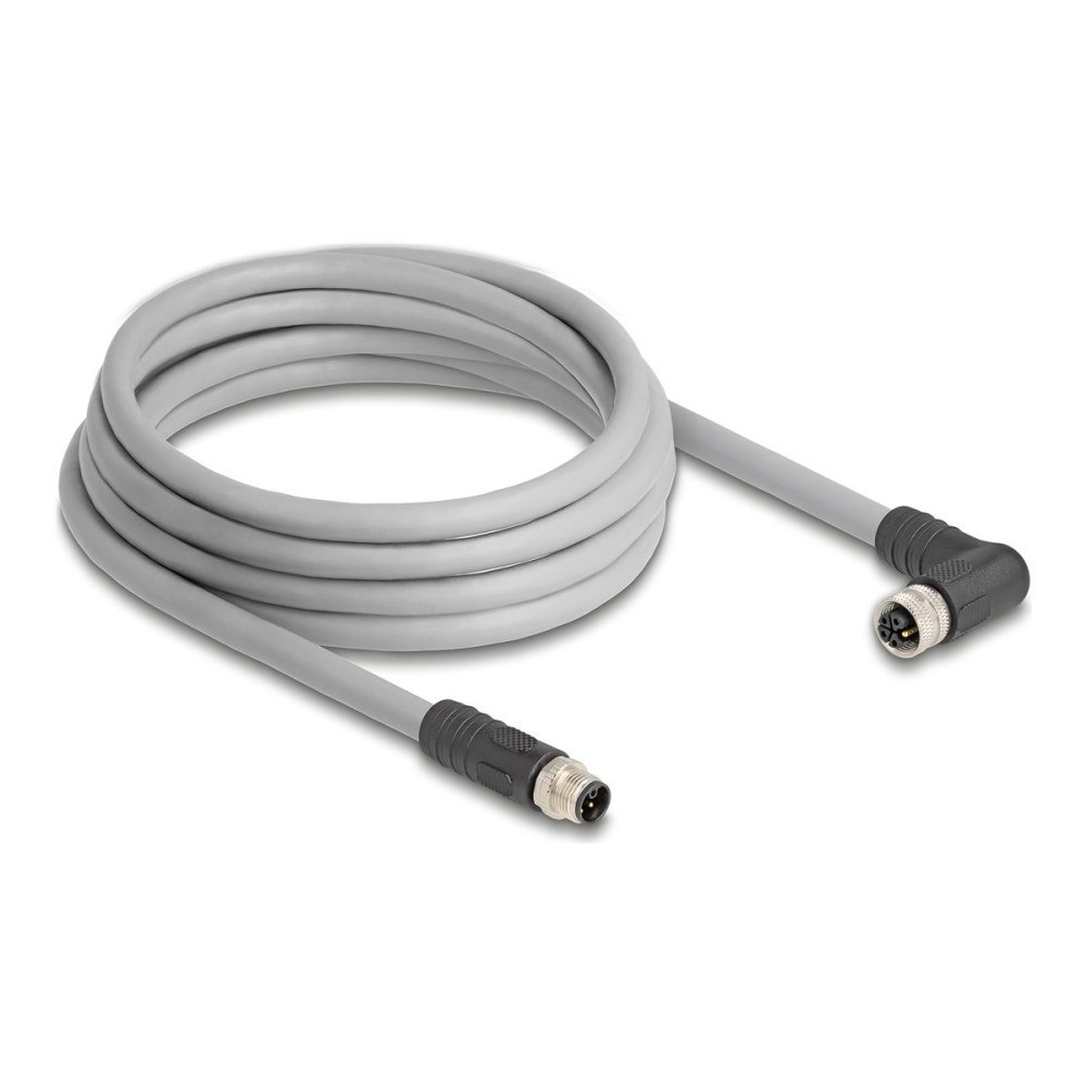 DeLOCK Delock - sensorkabel - 5-stifts M12 till 5-stifts M12 - 3 m