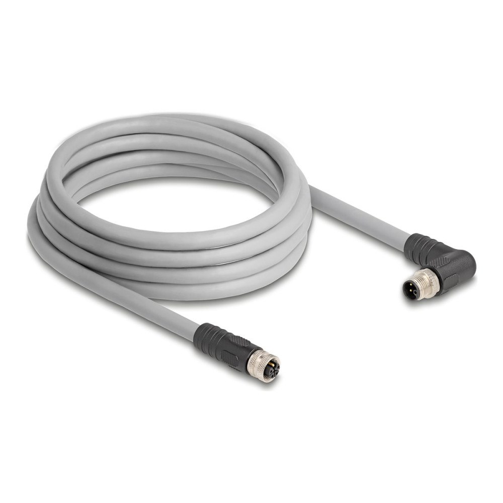 DeLOCK Delock - sensorkabel - 5-stifts M12 till 5-stifts M12 - 3 m