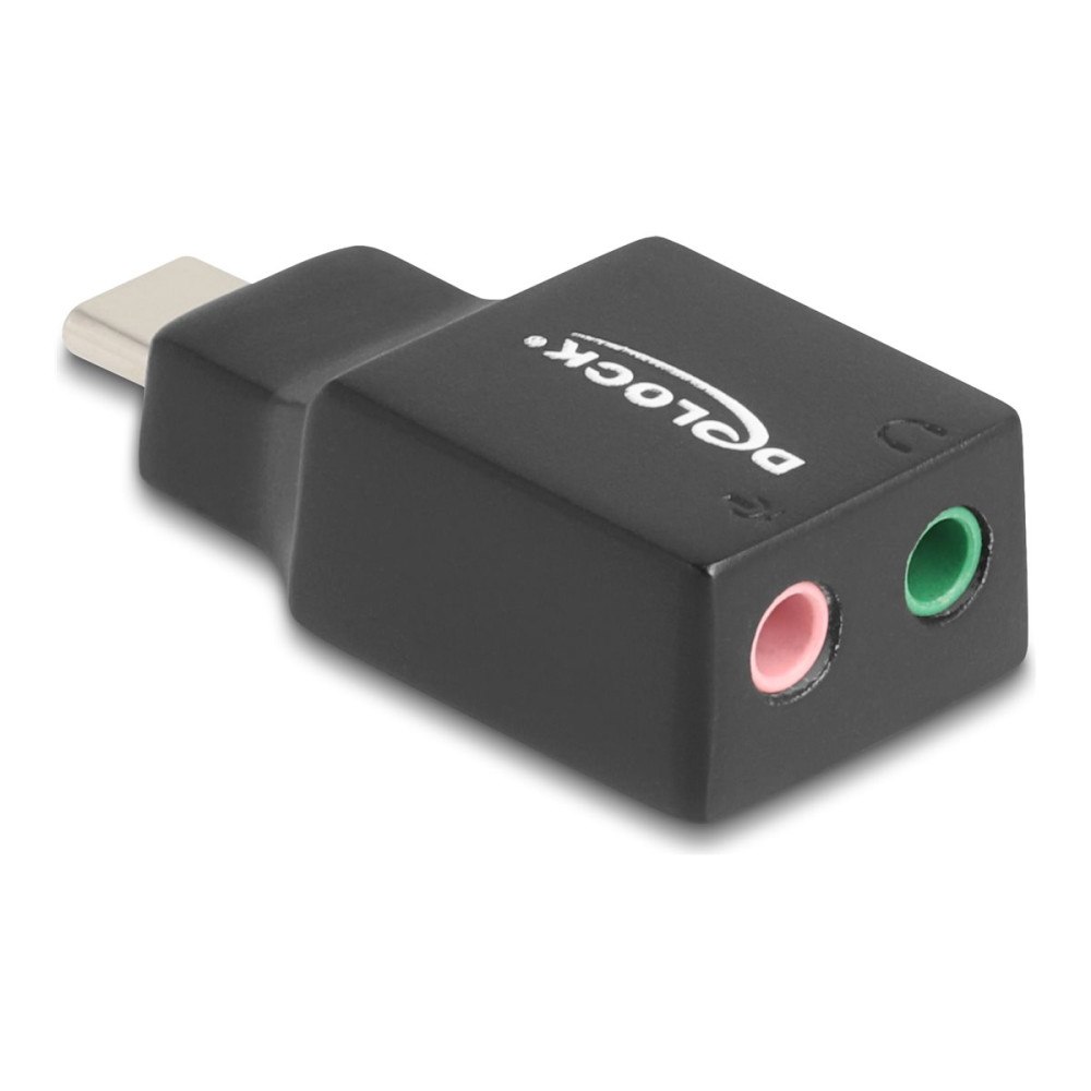 DeLOCK Delock USB-C till uttagsadapter för hörlurar