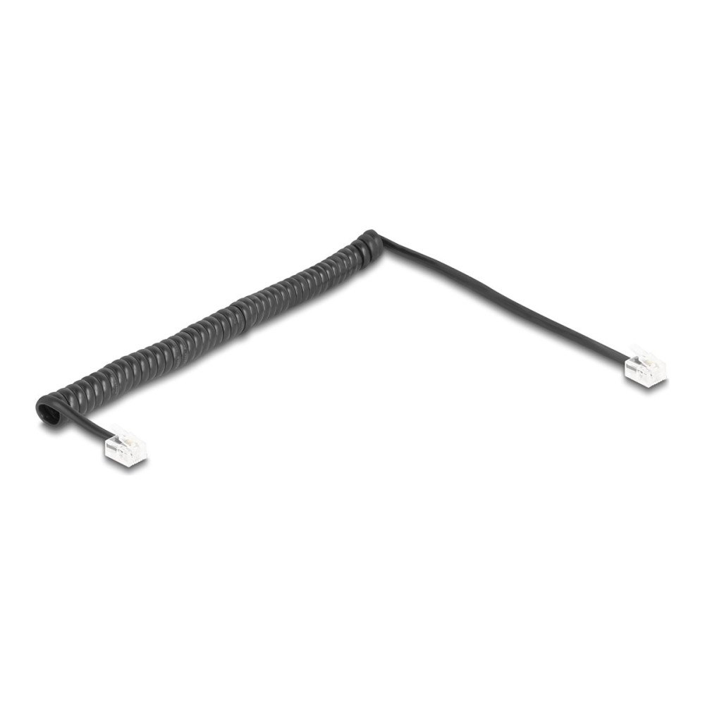 DeLOCK Delock telefonkabel - 2 m - svart