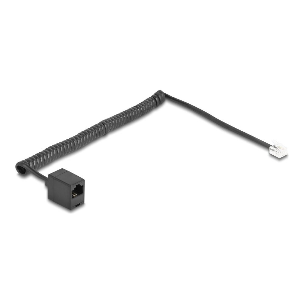 DeLOCK Delock telefonkabel - 2 m - svart