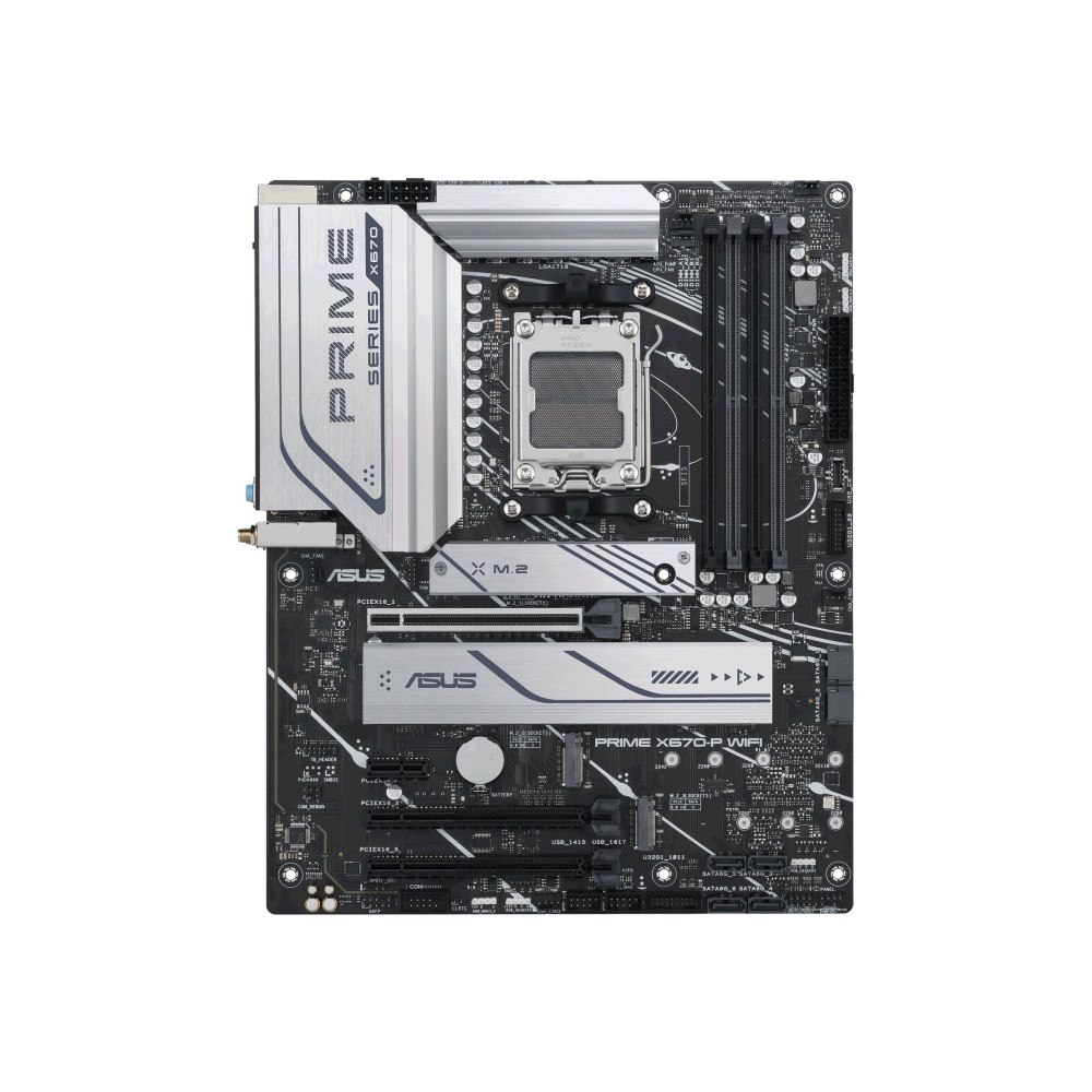 ASUSTeK COMPUTER ASUS Prime X670-P WIFI - moderkort - ATX - Socket AM5 - AMD X670