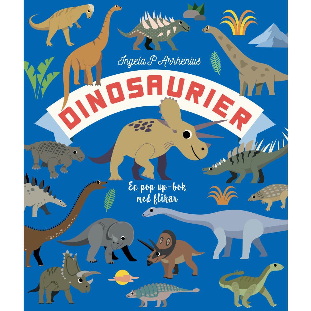Lind & Co Dinosaurier : en pop up-bok med flikar (inbunden)