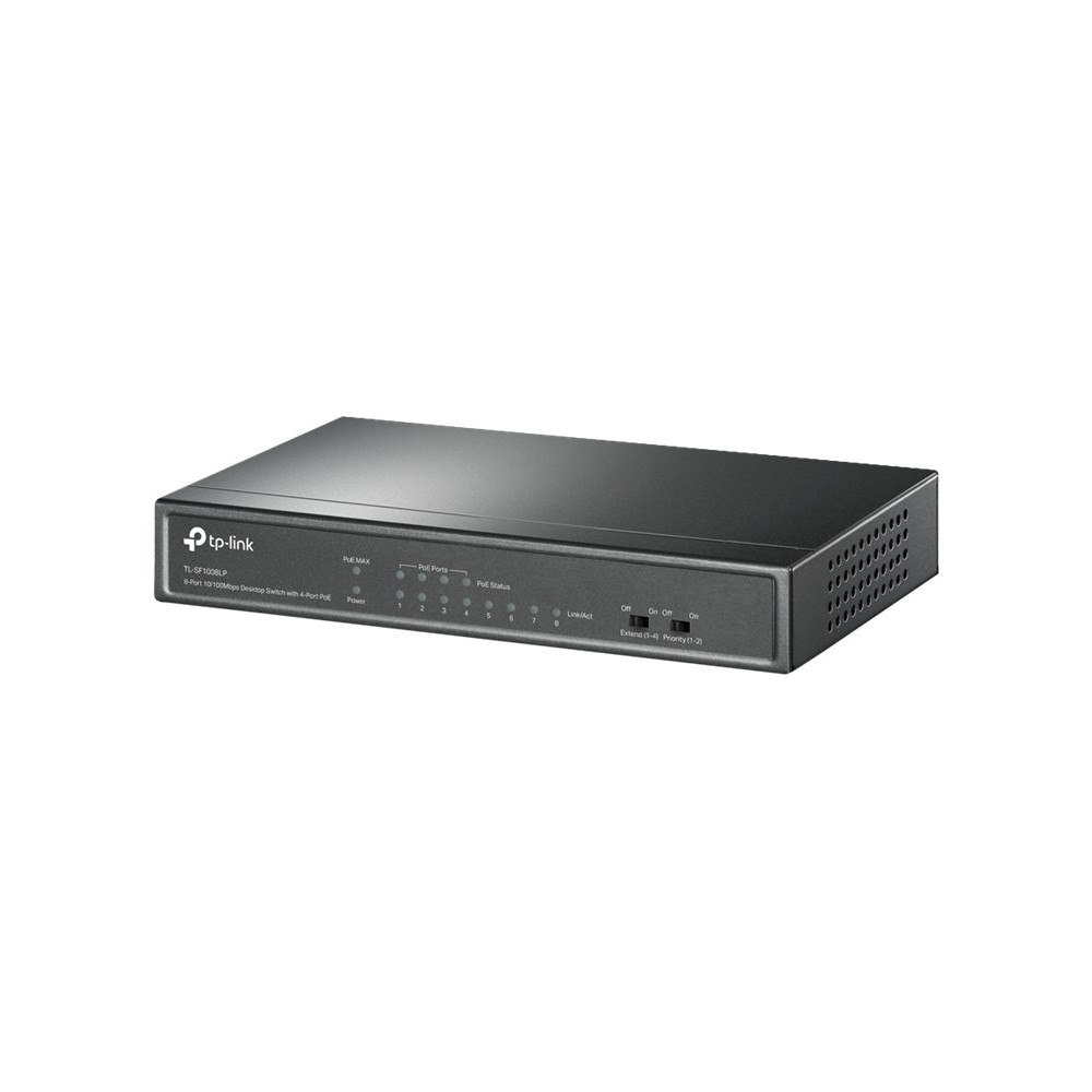 TP-LINK Technologies TP-Link TL-SF1008LP - V1 - switch - 8 portar - ohanterad
