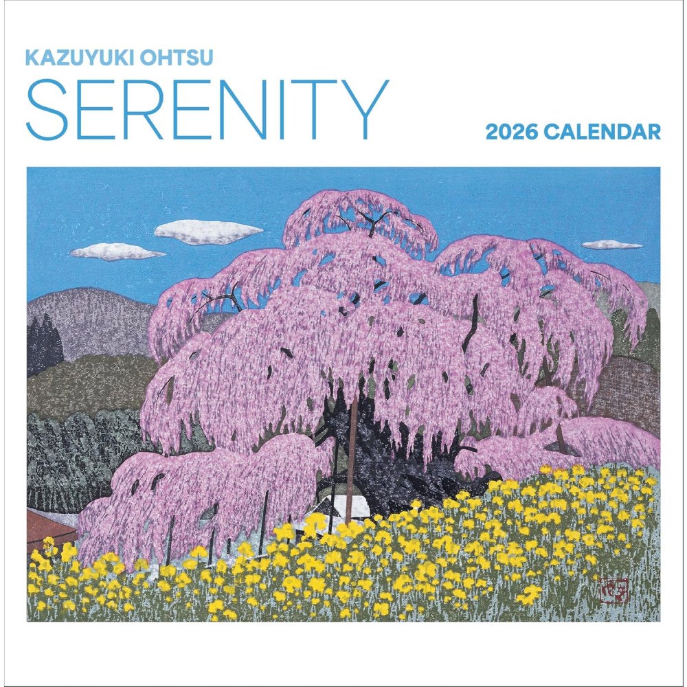 Pomegranate Europe Ltd Serenity: Kazuyuki Ohtsu : 2026 Wall Calendar
