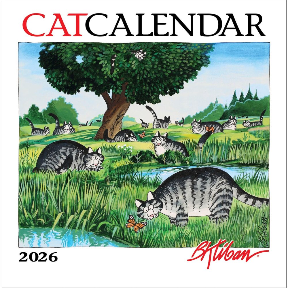 Pomegranate Europe Ltd B. Kliban: CatCalendar : 2026 Wall Calendar