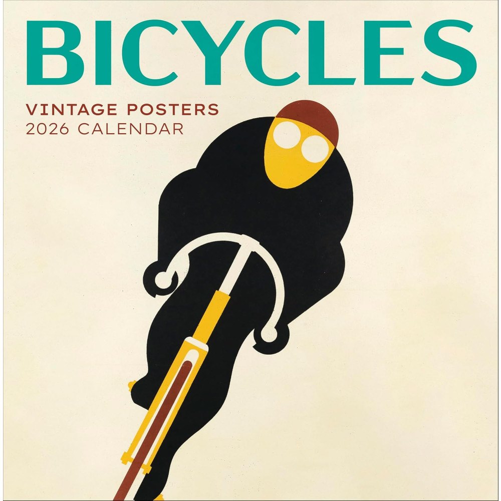 Pomegranate Europe Ltd Bicycles: Vintage Posters : 2026 Wall Calendar