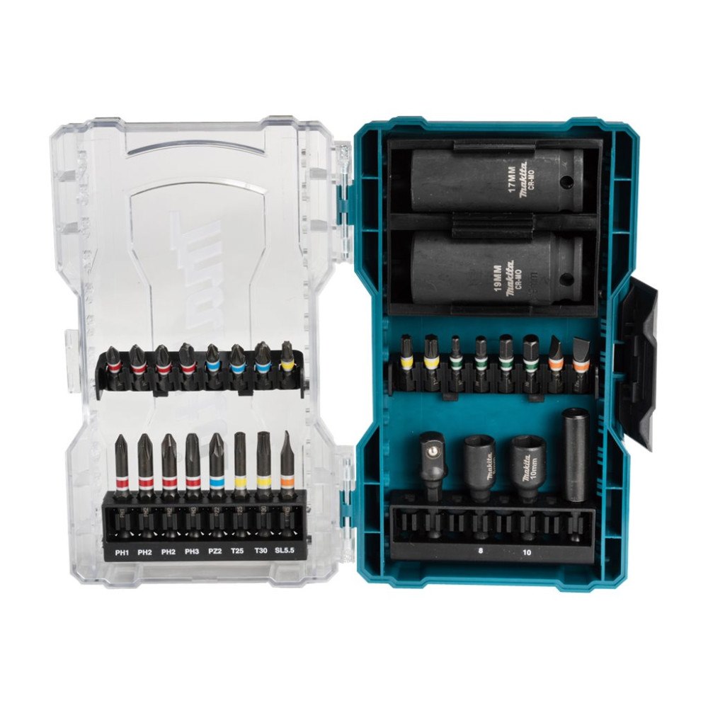 Makita Makita sats med skruvmejselbits och hylsor - 30 delar