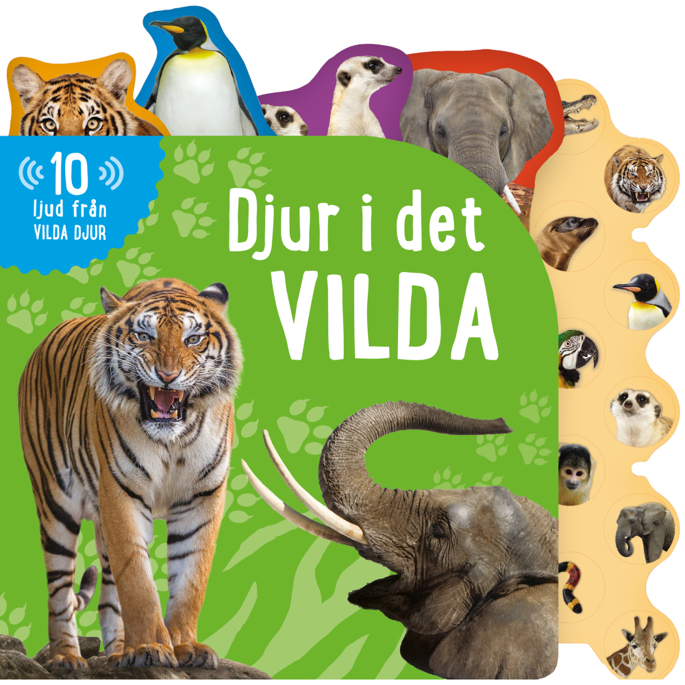 Thea Feldman Djur i det vilda (bok, board book)