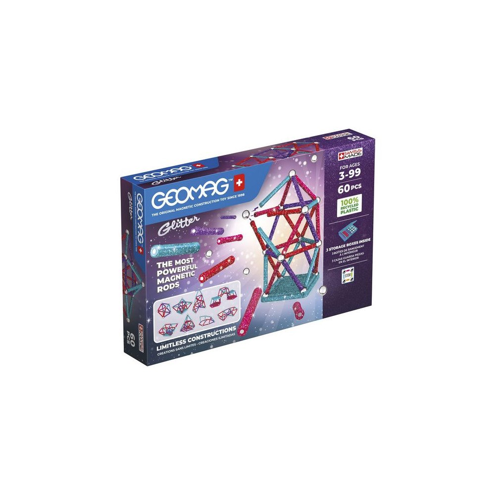 Geomag GEOMAG glitter 60 delar
