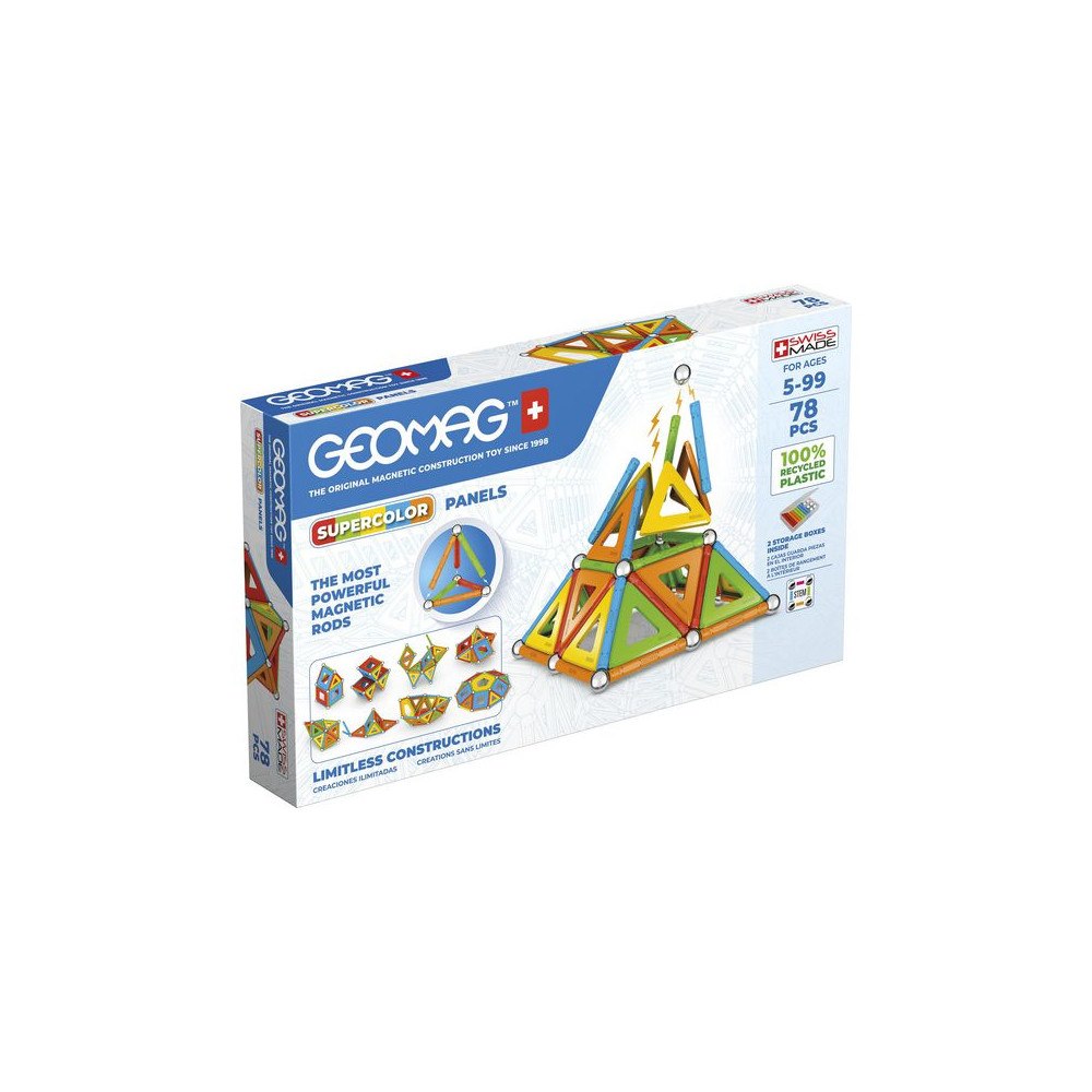 Geomag GEOMAG Supercolor recycled 78 delar