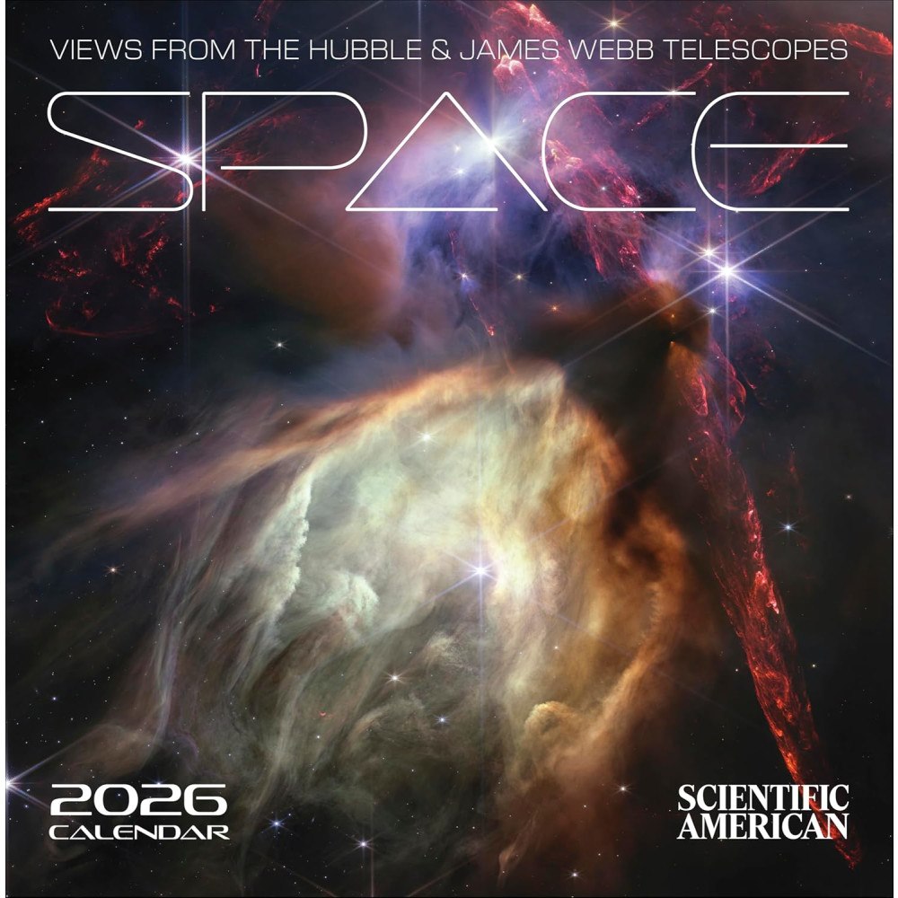 Pomegranate Europe Ltd Space: Hubble & James Webb Telescopes : 2026 Wall Calendar