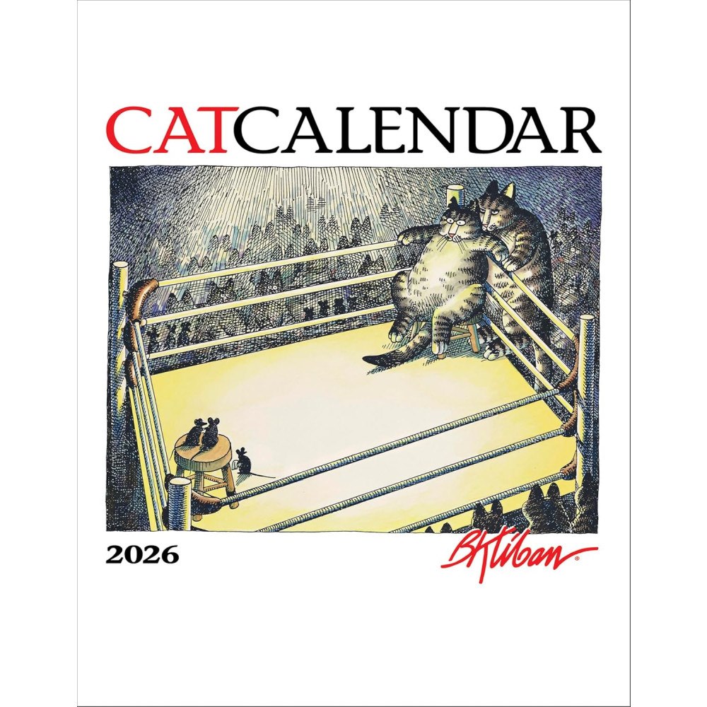 Pomegranate Europe Ltd B. Kliban: CatCalendar : 2026 Mini Wall Calendar