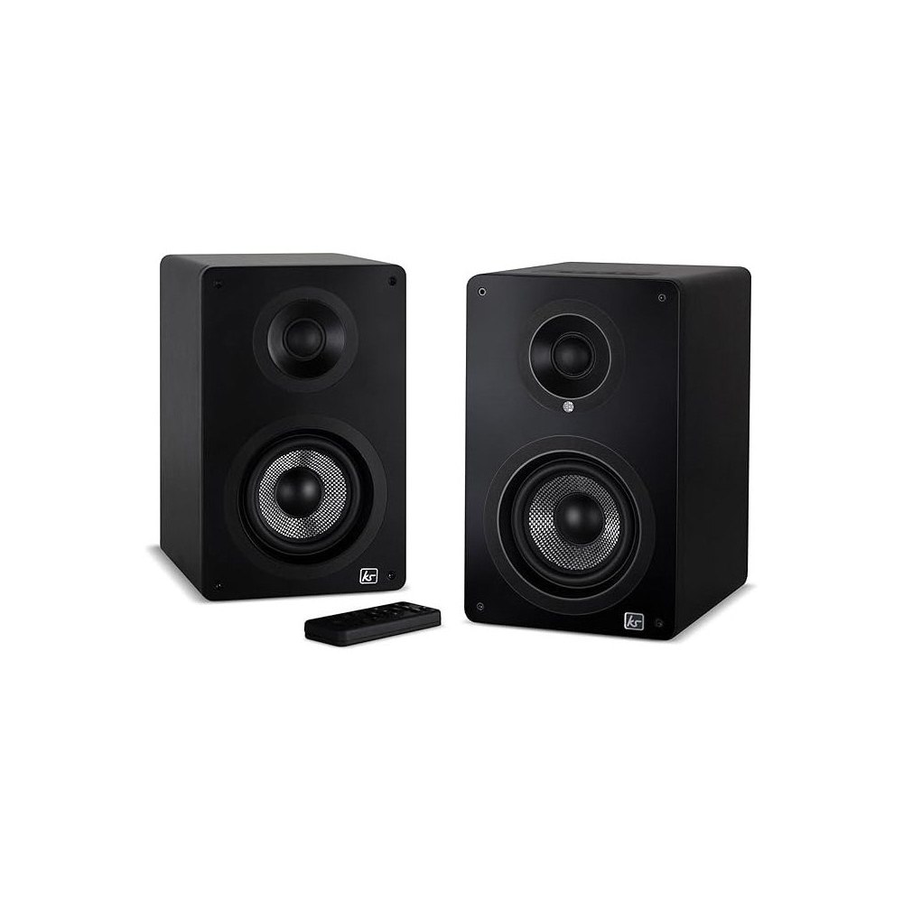 KITSOUND HiFi Högtalare Parallax 60W (2x30) Trådlösa Stereo Svarta