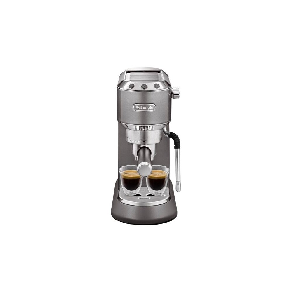 Delonghi De'Longhi Dedica Arte EC885.GY - kaffemaskin med mjölkskummare - 15 bar - grå