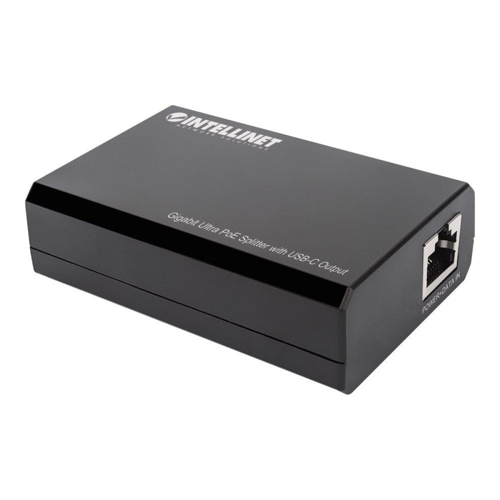 intellinet Intellinet PoE Splitter with USB-C Output, PoE++ / 4PPoE, Gigabit Ultra, IEEE 802.3bt, RJ45 In and Out Ports, Up to 45 W...