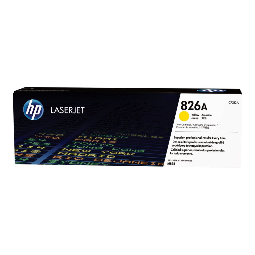 Hewlett-Packard HP 826A - gul - original - LaserJet - tonerkassett (CF312A)