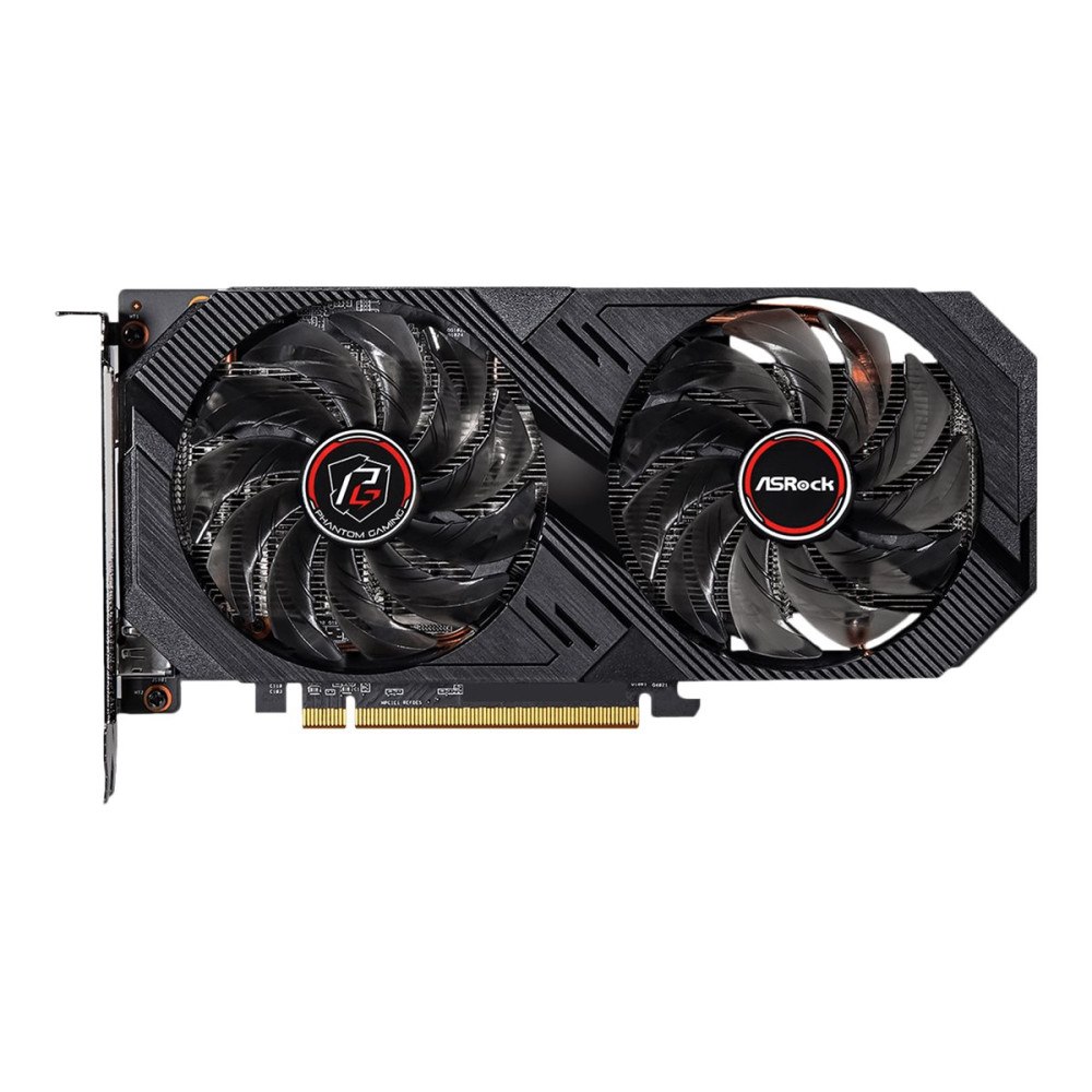 ASRock ASRock Phantom Gaming D Radeon RX 6500 XT 4GB OC - grafikkort - Radeon RX 6500 XT - 4 GB