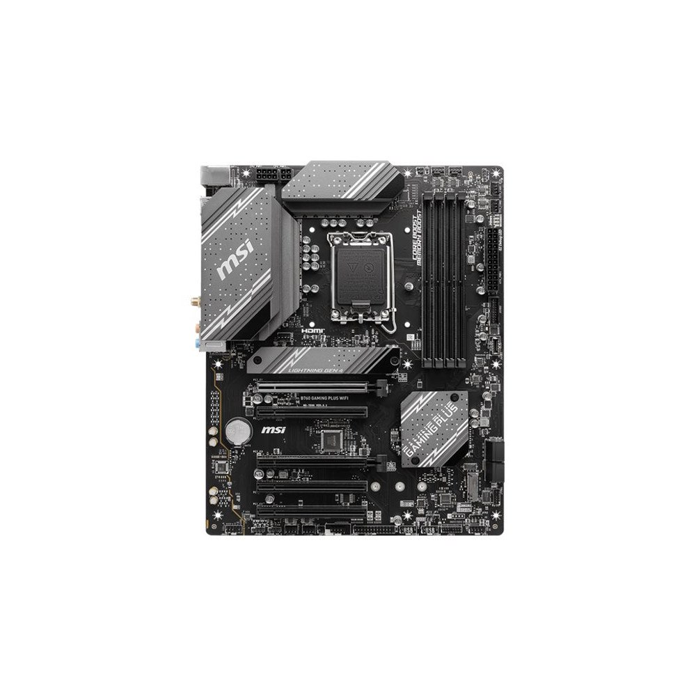 MSI MSI B760 GAMING PLUS WIFI - moderkort - ATX - LGA1700-uttag - B760
