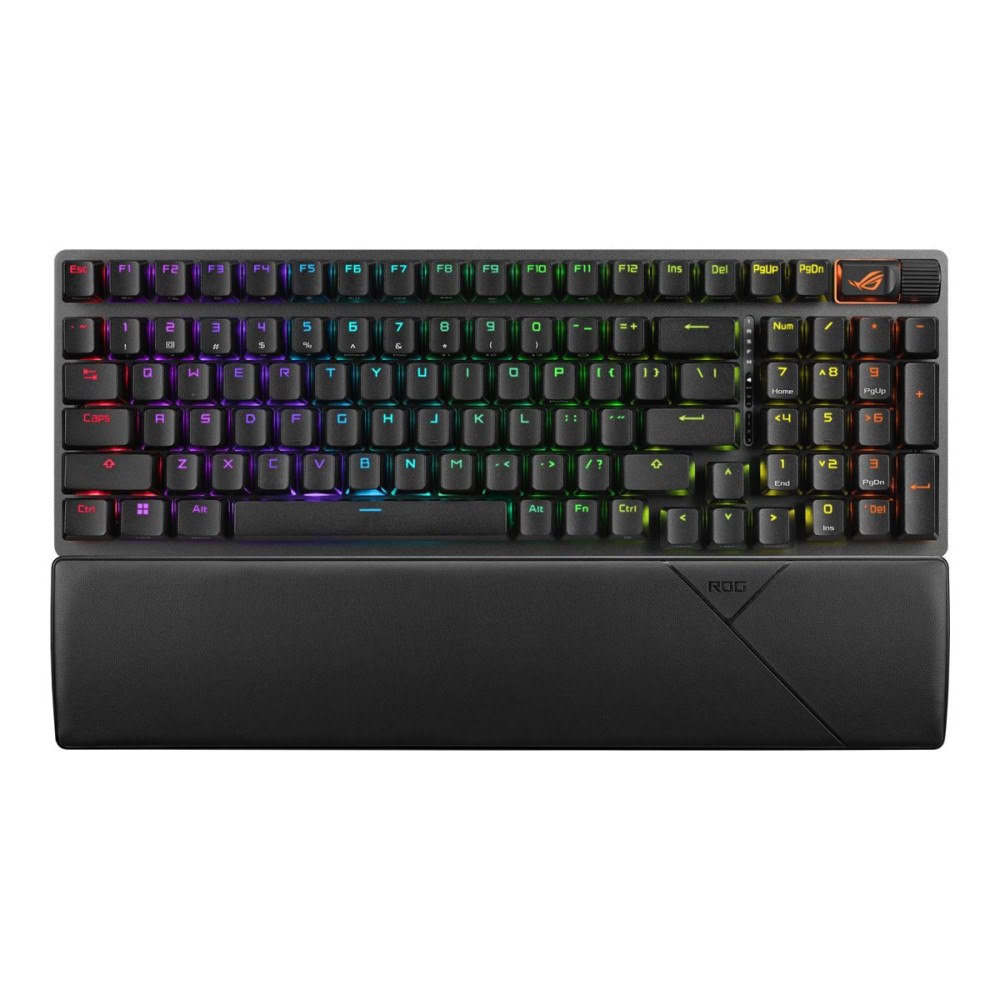 ASUSTeK COMPUTER ASUS ROG Strix Scope II 96 - tangentbord - 96% full size, Hot-swappable - QWERTZ - tysk - svart Inmatningsenhet
