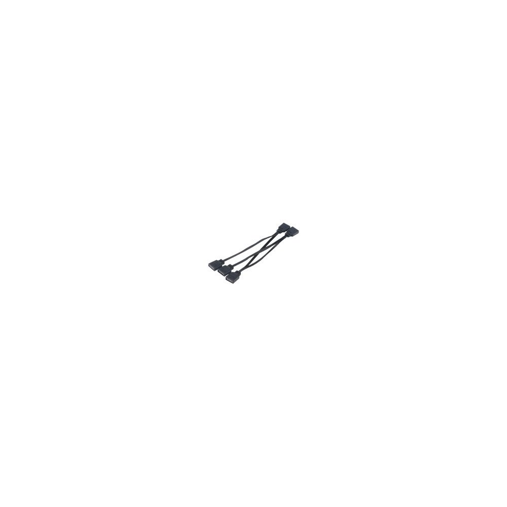 AKASA Akasa AK-CBLD05-40BK - förlängningskabel till LED-lysrör - 4 pin intern effekt till 4 pin intern effekt - 40 cm