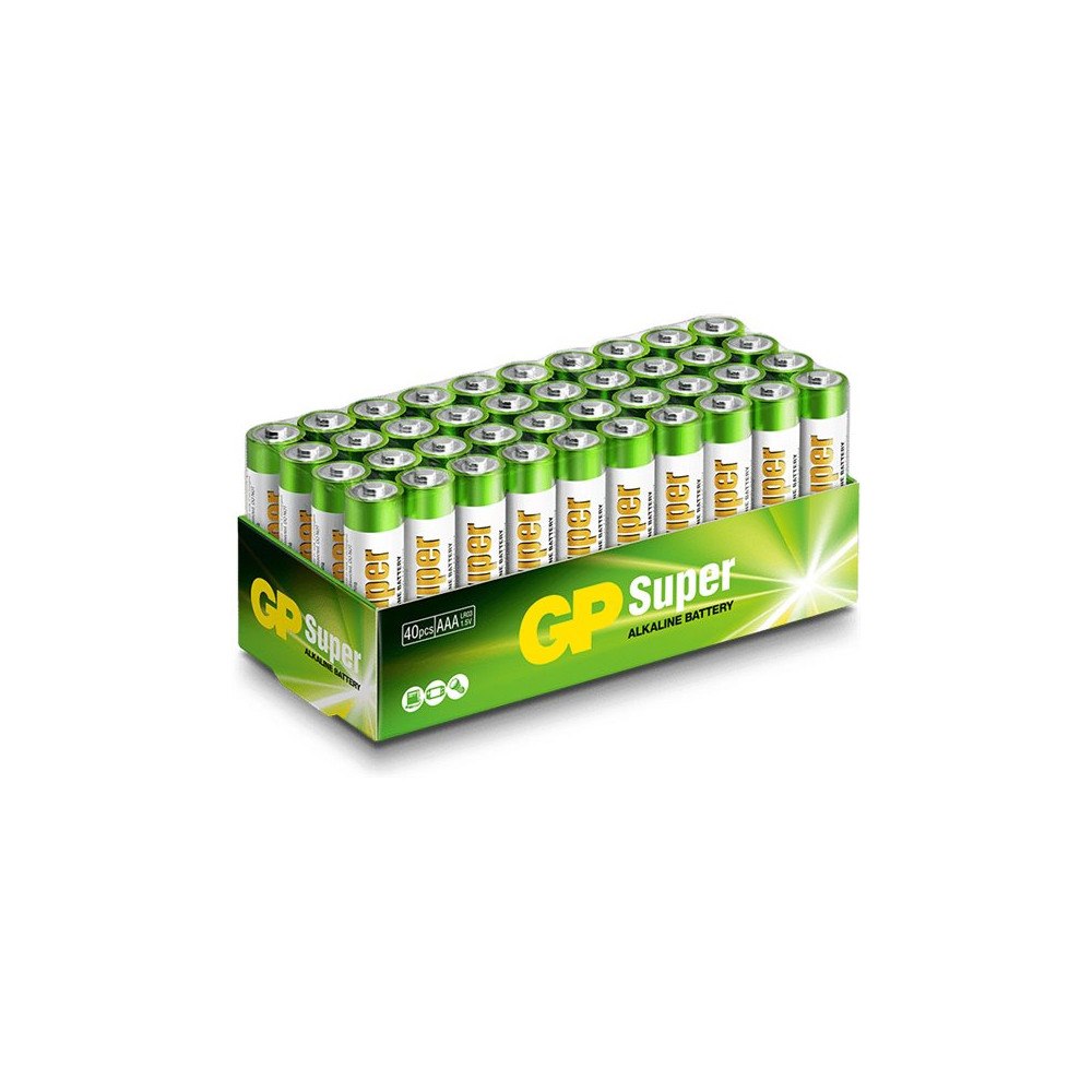 Gold Peak GP Super batteri - 40 x AAA / LR03 - alkaliskt