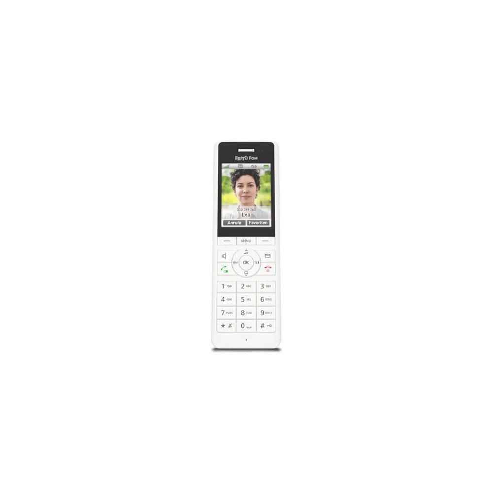 AVM Computersysteme Vertriebs AVM FRITZ!Fon X6 - trådlös förlängningshandenhet - svarssysten - med internetradio med nummerpresentation - 3-riktad sam...