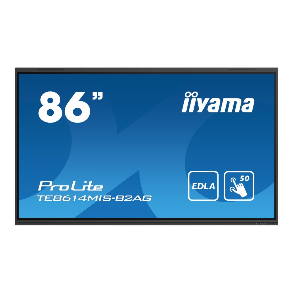 Iiyama iiyama ProLite TE8614MIS-B2AG 86" LED-bakgrundsbelyst LCD-skärm - 4K - för interaktiv skyltning/interaktiv kommunikation