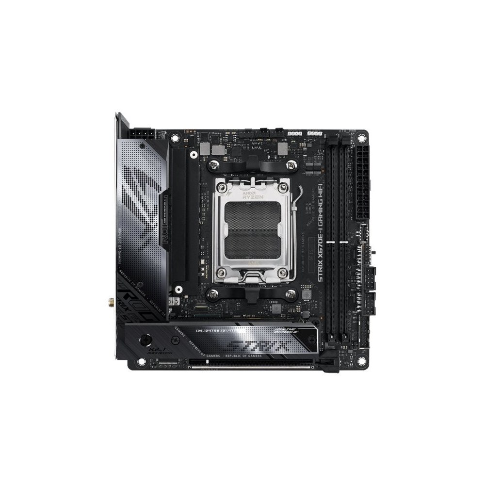ASUSTeK COMPUTER ASUS ROG Strix X670E-I Gaming WiFi - moderkort - mini ITX - Socket AM5 - AMD X670E