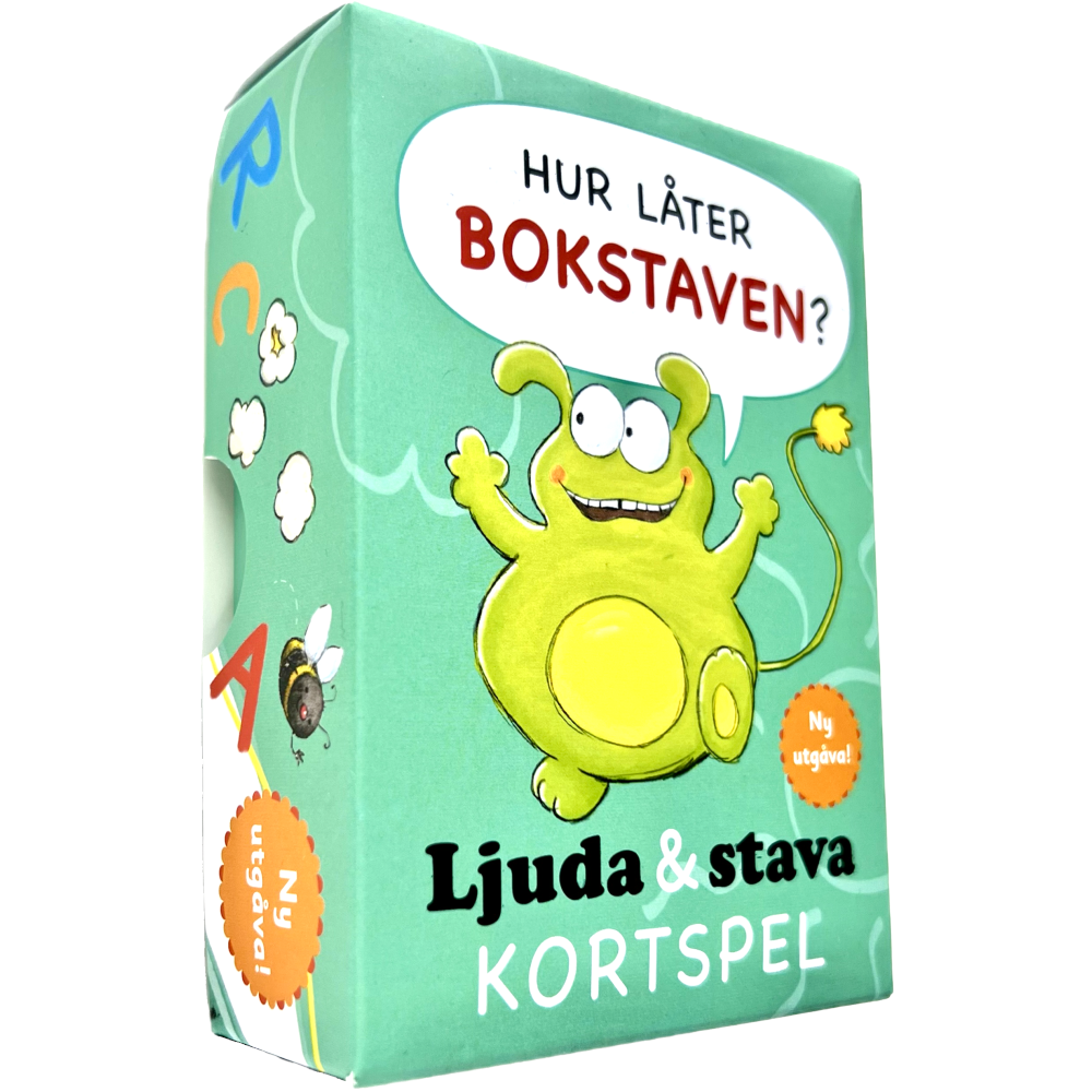 Susanna Cabander Hur låter bokstaven? : ljuda och stava - Kortspel