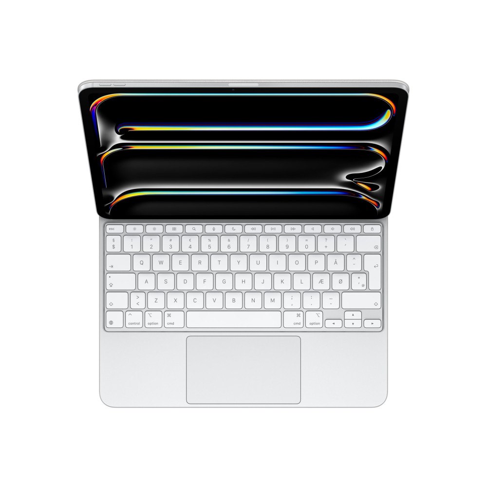 Apple Apple Magic Keyboard - tangentbord och foliefodral - med pekdyna - QWERTY - dansk - vit Inmatningsenhet