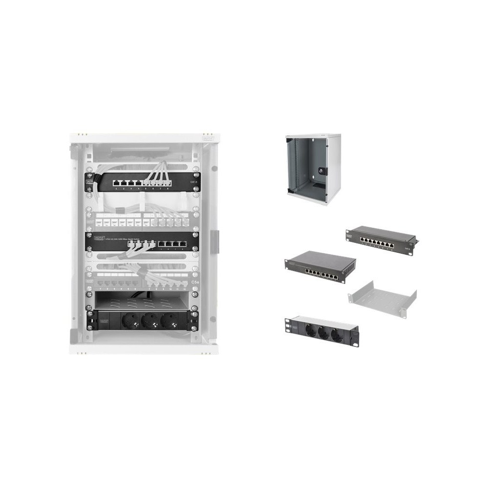 Digitus Digitus Network Set - skåp - 9U