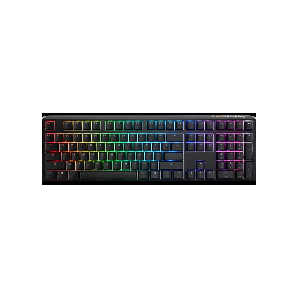 DuckyChannel International Ducky One 3 - tangentbord - QWERTZ - tysk - svart Inmatningsenhet
