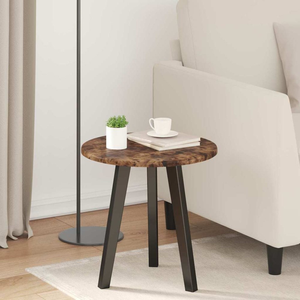 vidaXL Bordsskiva Rökfärgad ek 40 x 40 x 1.5 cm Konstruerat trä